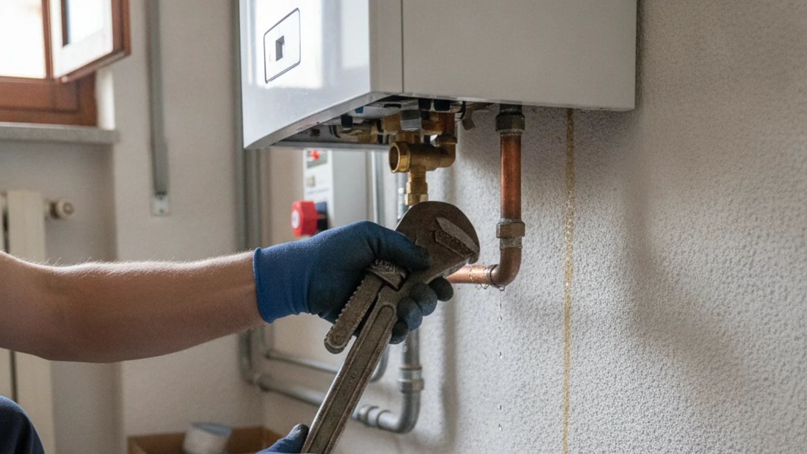 Riparazione perdite acqua e gas dalla caldaia a Bergamo